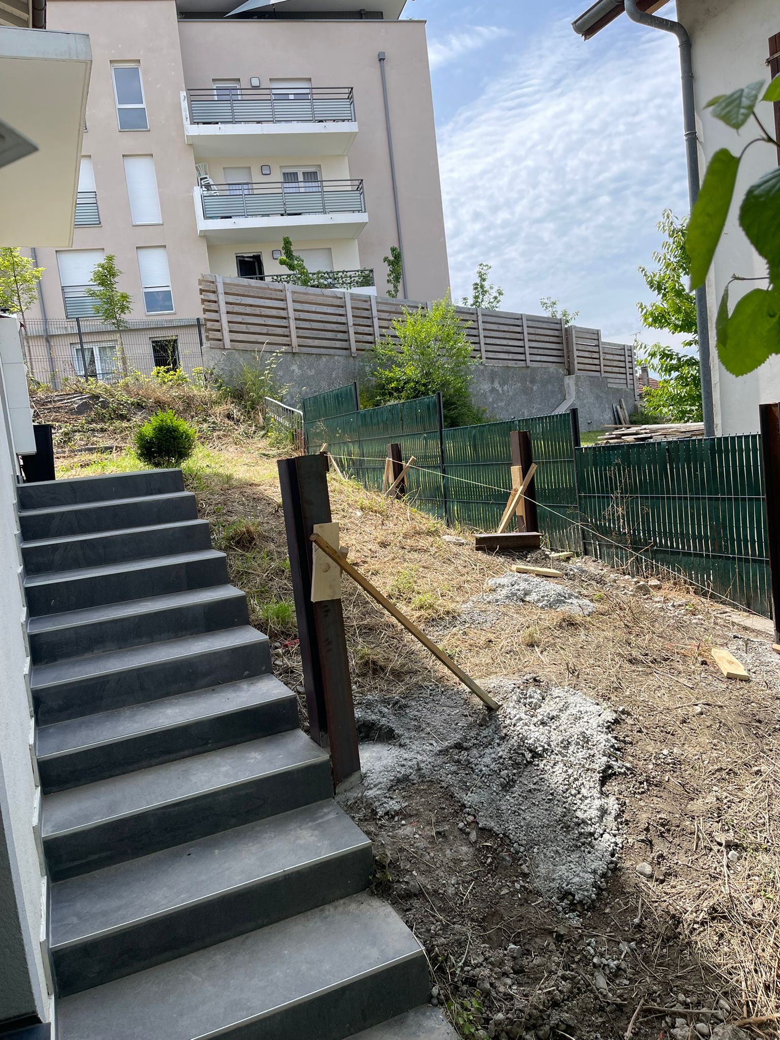 Escalier béton extérieur Thonon-les-Bains