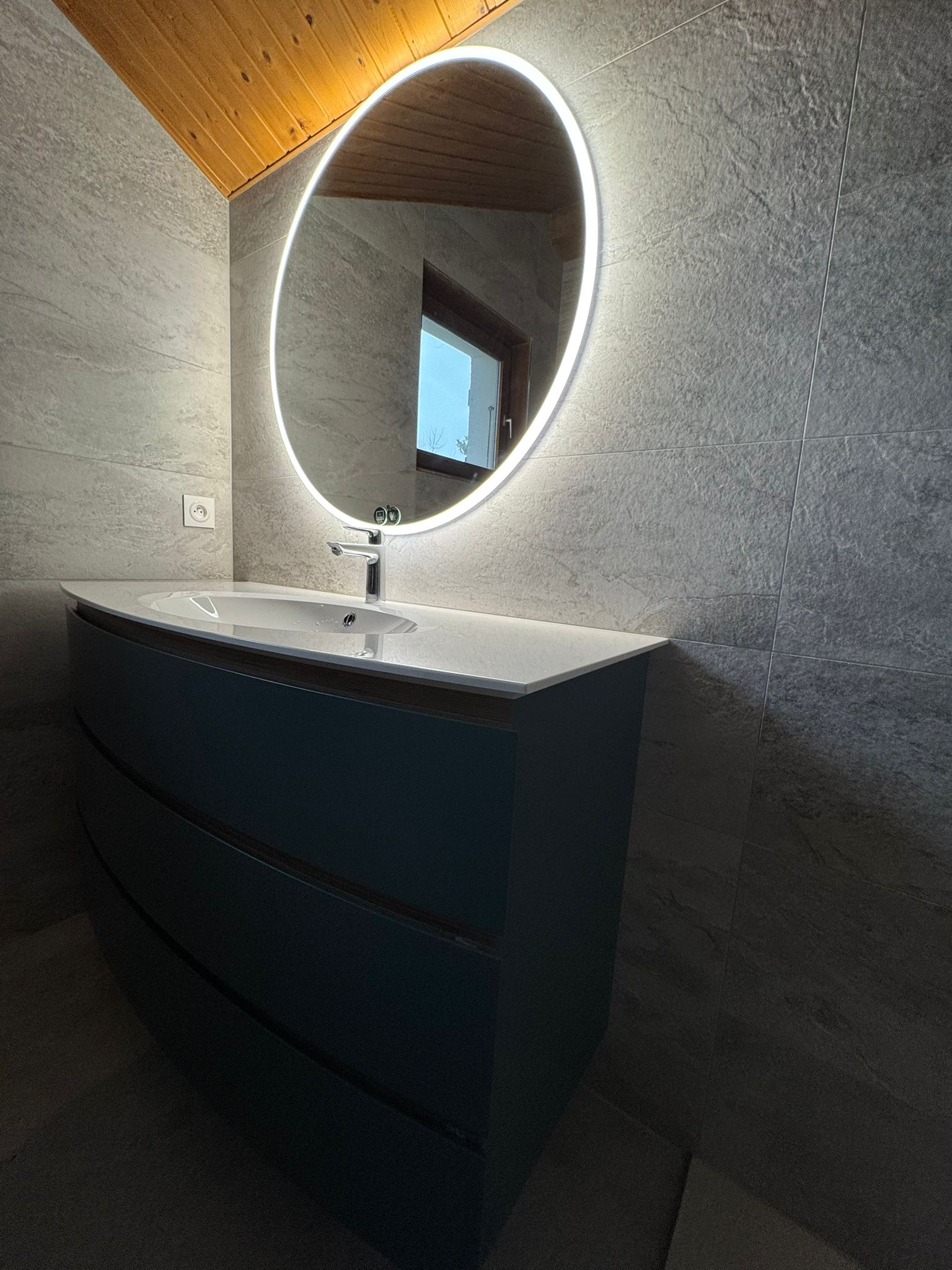 Meuble vasque miroir LED Thonon-les-Bains