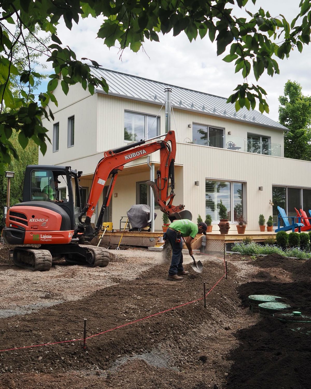 Terrassement assainissement extérieur