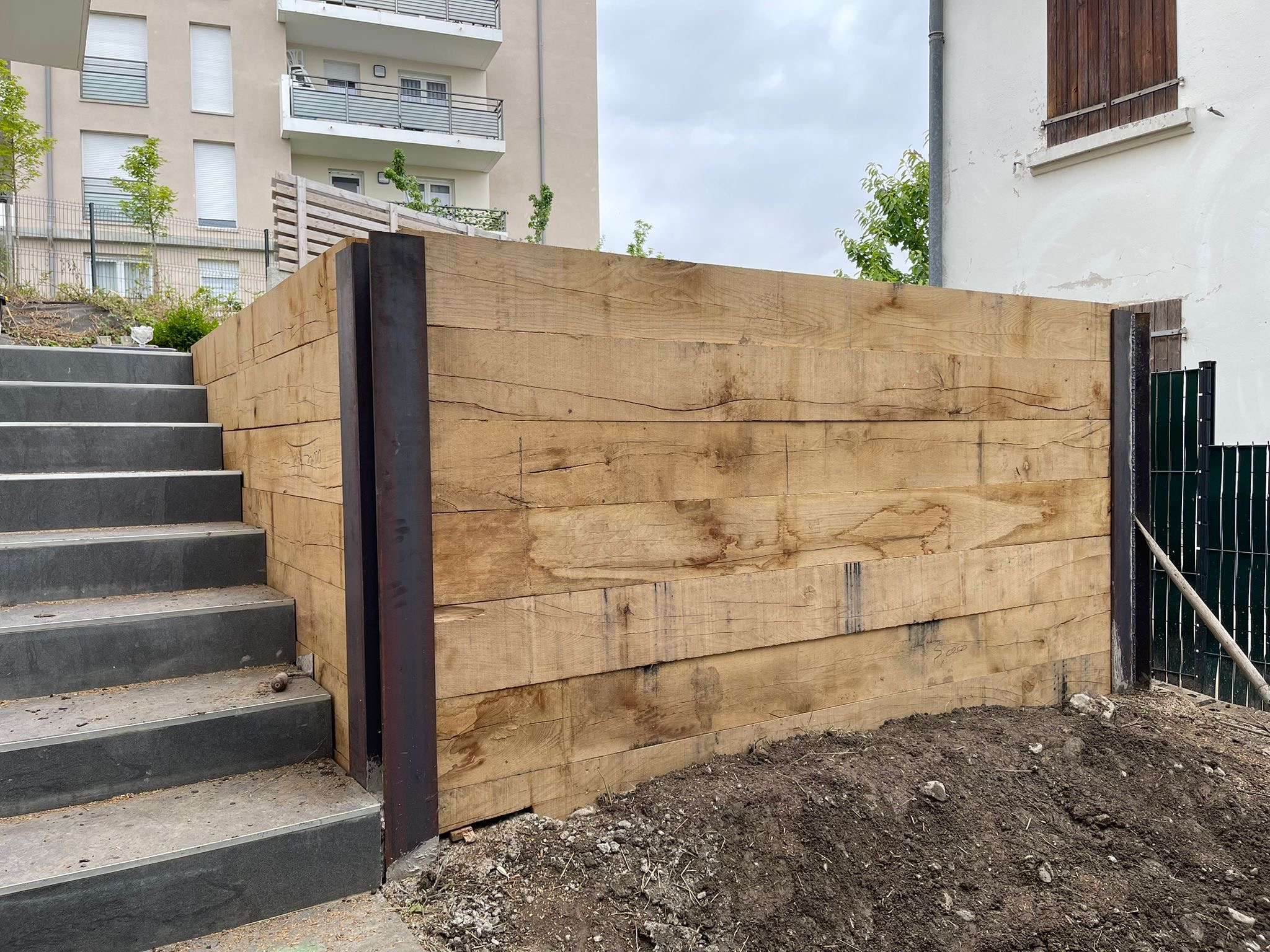 Mur de soutènement bois Thonon-les-Bains